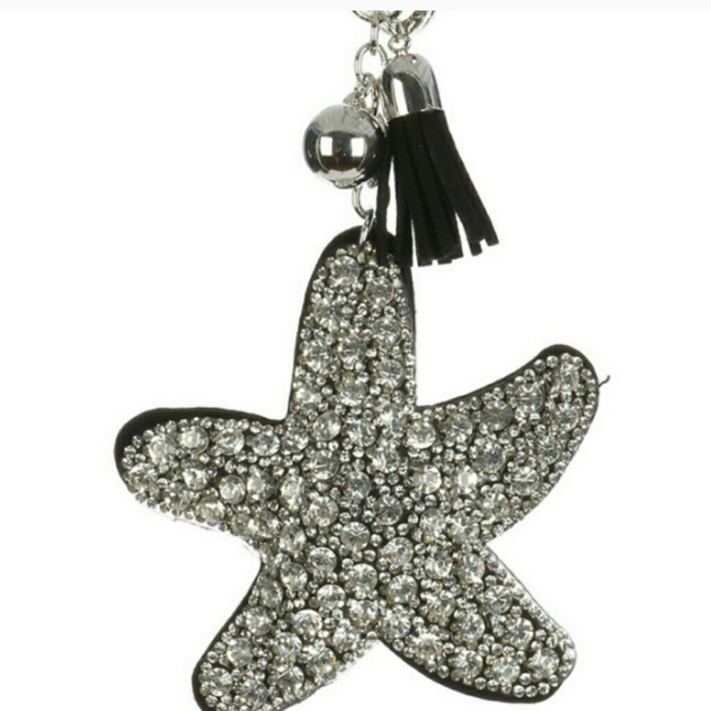 Starfish Bling Keychain